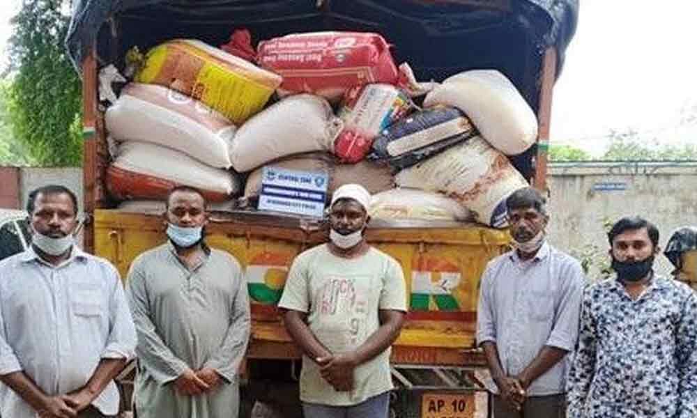 Hyderabad: 5 arrested for illegal transport of PDS rice