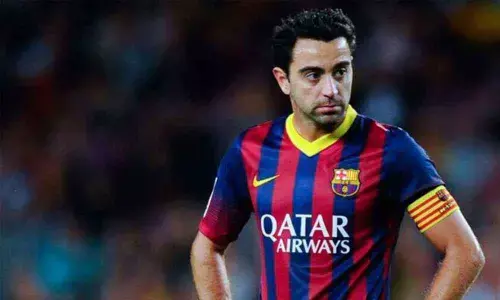 Former Barcelona star and current Al-Sadd coach Xavi Hernandez