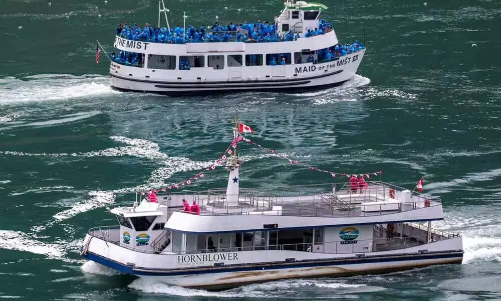 Niagara Falls Tourists Boats, Watch Canada and the US Managing Pandemic Differently