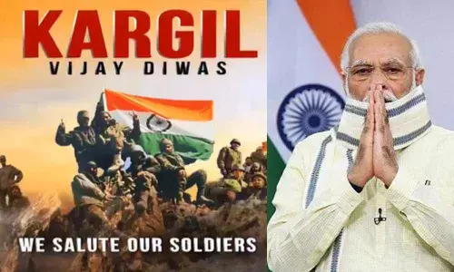 PM Modi recalls valour of Kargil heroes PM Modi recalls valour of Kargil heroes