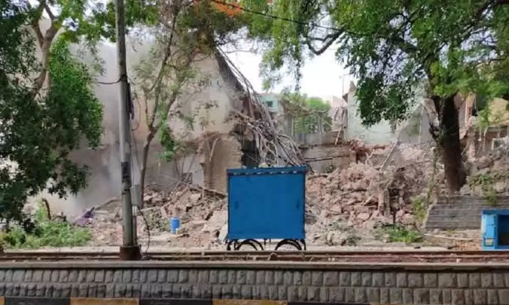 Telangana secretariat buildings Demolition