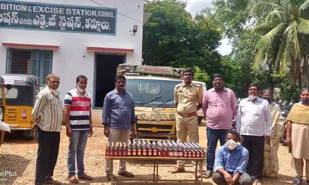 SEB police seize 144 bottles of liquor in Panyam on Monday