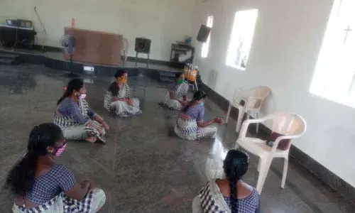 SHG members attending Covid-19 online awareness programme