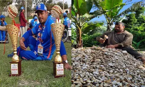 Ex-captain of wheelchair cricket team picks manual labour over begging