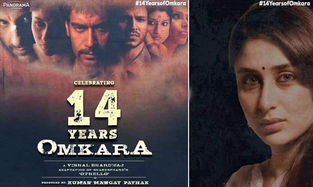 Bollywood Actors Ajay Devgn And Bipasha Basu Celebrate 14 Years Of Omkara Movie