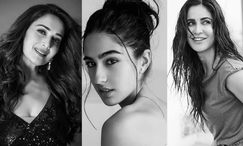 Sara Ali Khan To Madhuri Dixit: Bollywood Divas Take Up The Monochrome Challenge In Support Of Women Empowerment