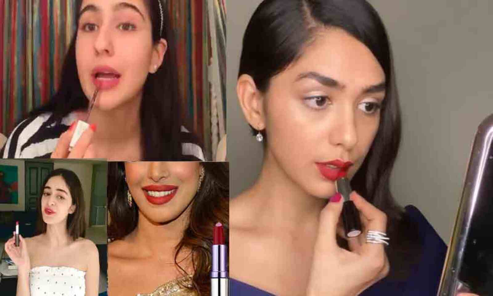 ananya pandey lipstick ad