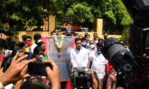 KTR lays foundation for flyover, four lane Rail under bridge in Hyderabad