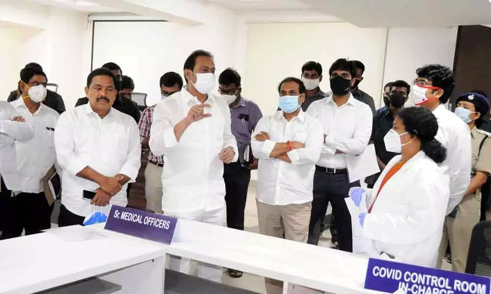 Rajamahendravaram: Provide quality medical aid to Covid patients, Minister  Alla Nani tells officials