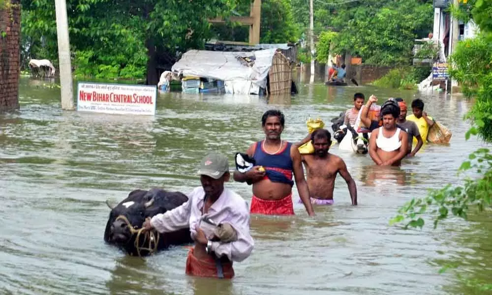 Bihar floods worsen, 38 lakh people affected in 12 districts