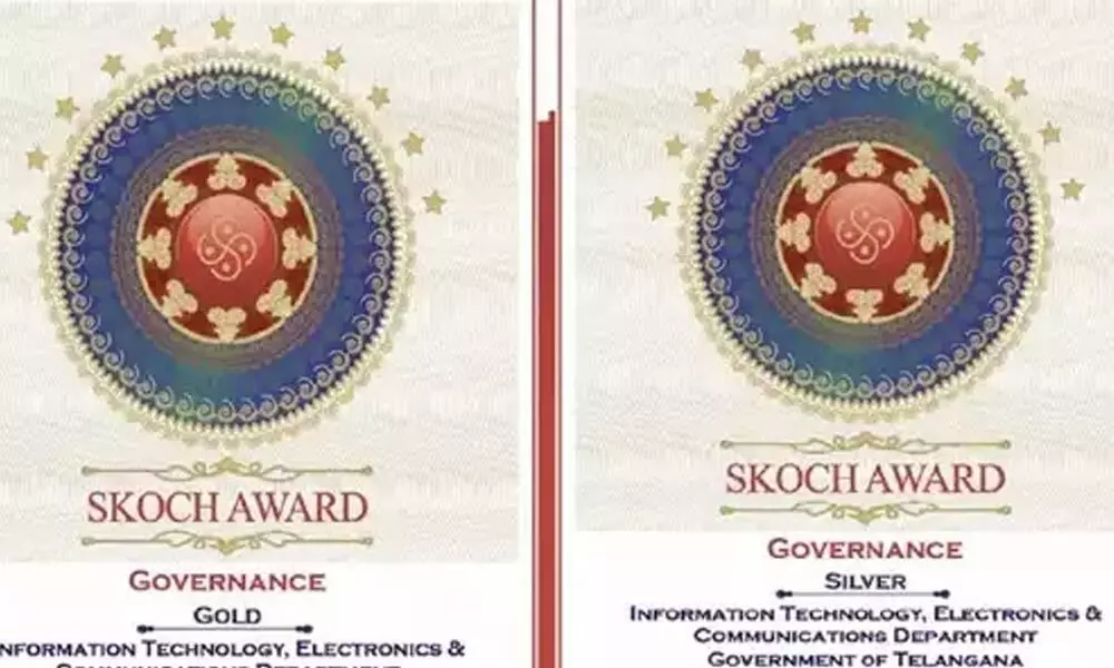 Telangana wins two gold, one silver SKOCH awards