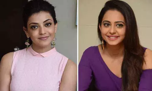 Kajal Aggarwal and Rakul Preet Singh