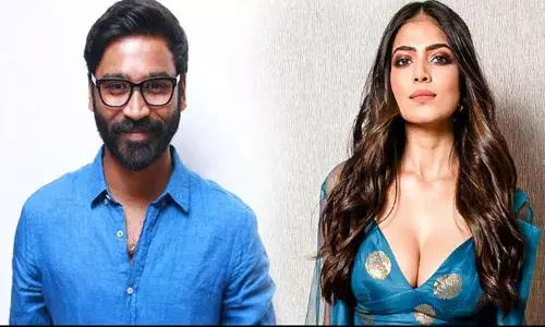 Dhanush and Malavika Mohanan