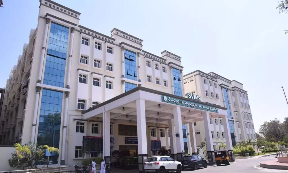 Sri Padmavati state Covid hospital at SVIMS in Tirupati