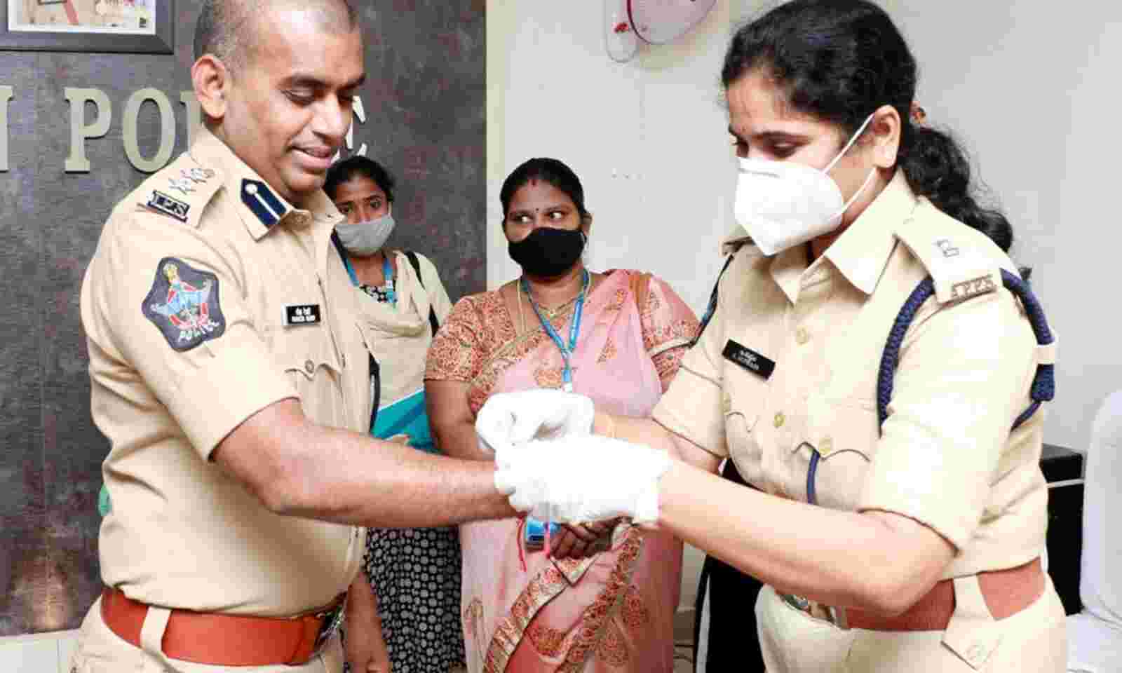 Tirupati Urban Police Celebrate Raksha Bandhan Day