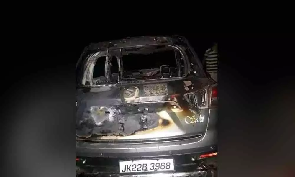 Territorial Army jawan goes missing in Jammu and Kashmir, his burnt vehicle found