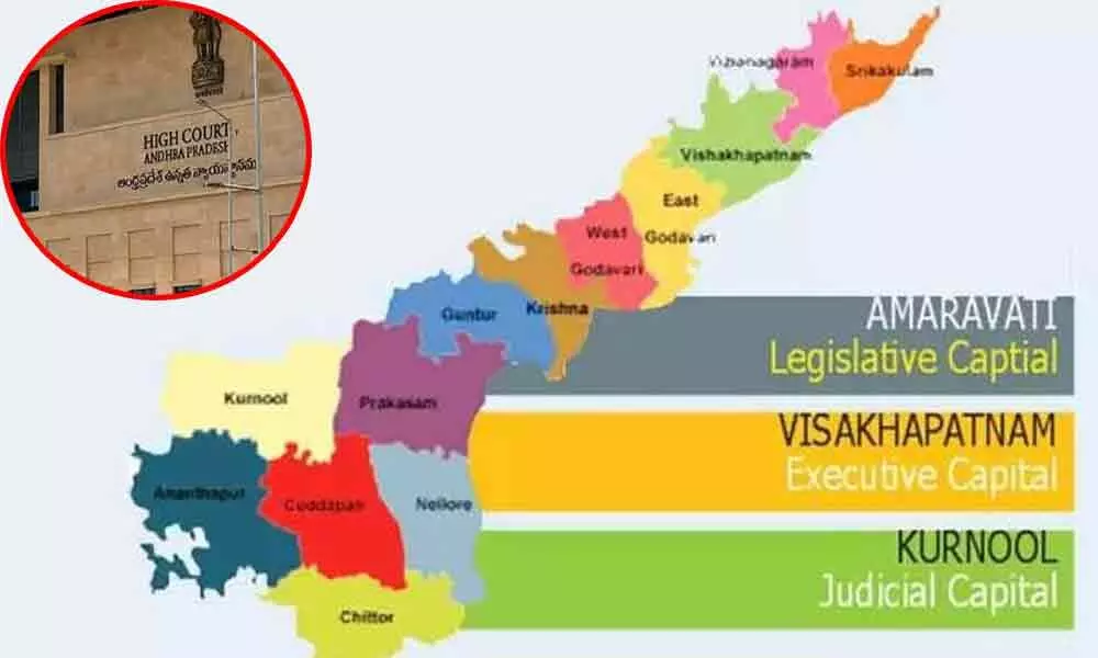 Three capitals in Andhra Pradesh