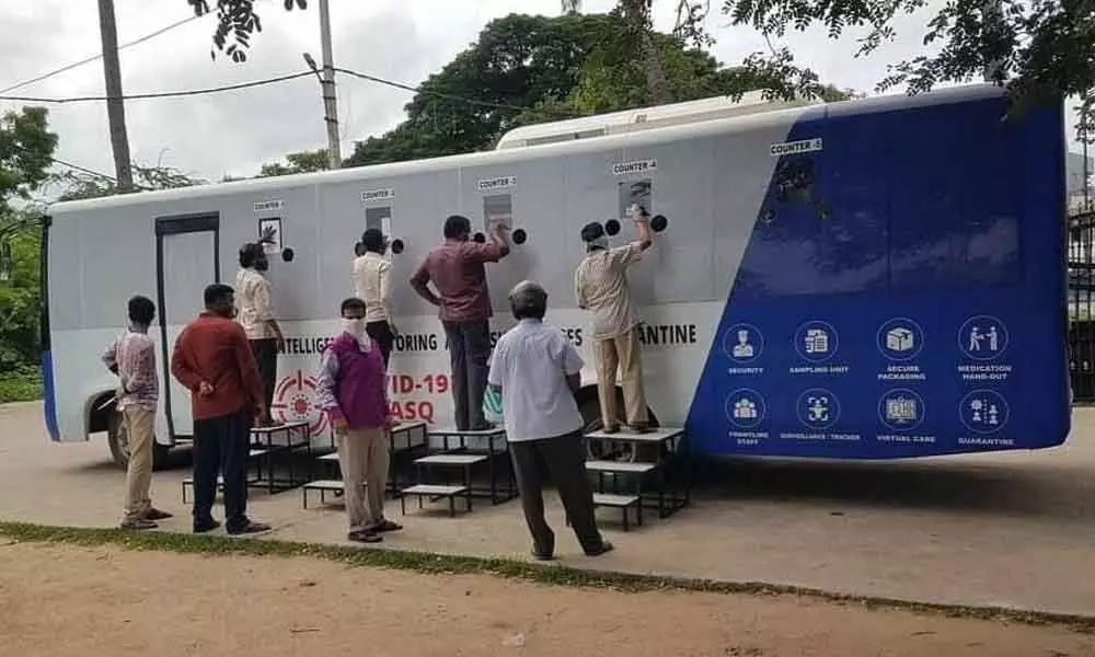 Hyderabad: Mobile Covid-19 lab conducts free tests