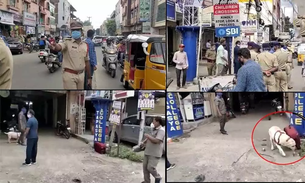 Bag falls off auto, creates scare in Hyderabad