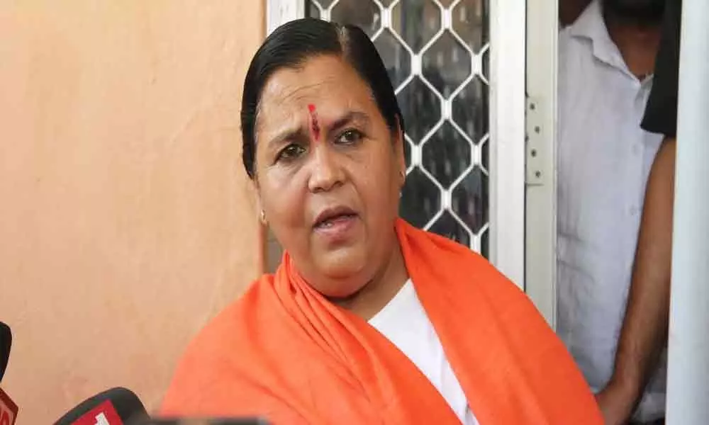 Bhumi pujan one of biggest moment for country: Uma Bharti