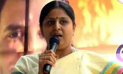 Amaravati Women JAC member and Congress leader Sunkara Padmasree