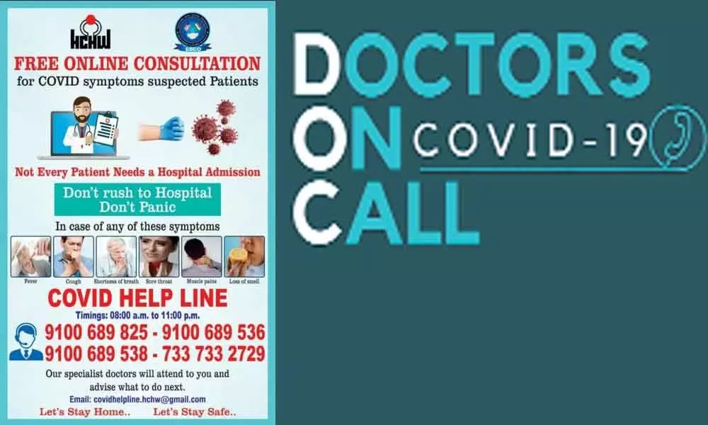 Hyderabad: Free online consultation for Covid suspects, patients