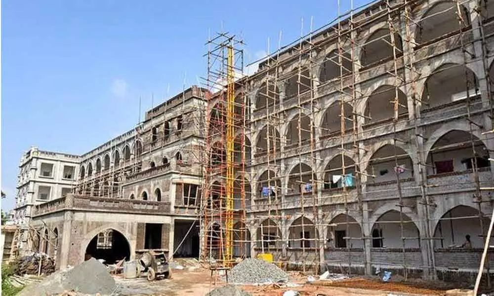 Construction of new Collectorates in 26 districts of telangana nearing completion