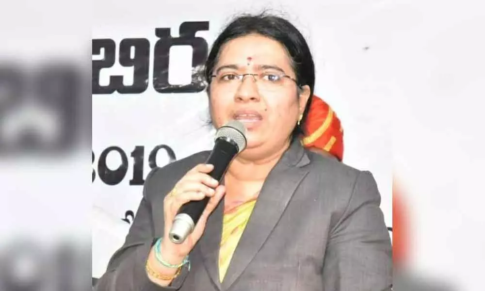 Prakasam district judge and chairperson of the DLSA PV Jyothirmai