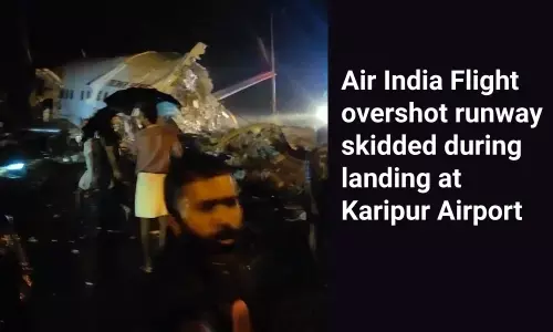 Rescue operations underway as Air India Express flight from Dubai with 184 passengers overshoots runway during Kerala landing