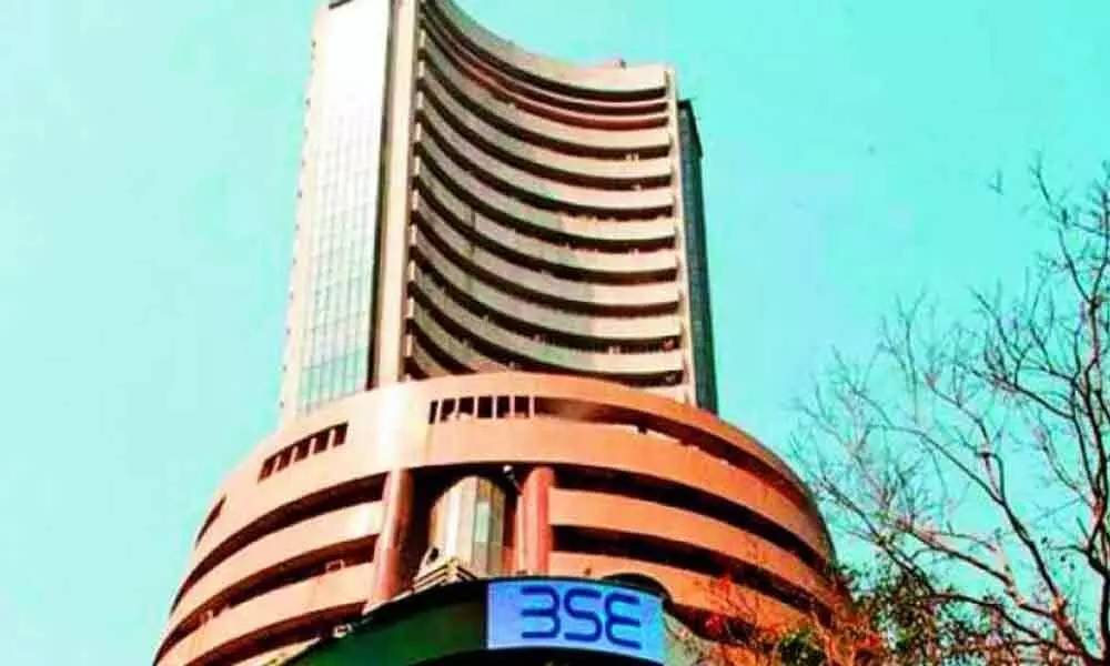 Sensex in red amid choppy trade session, weak Asian cues