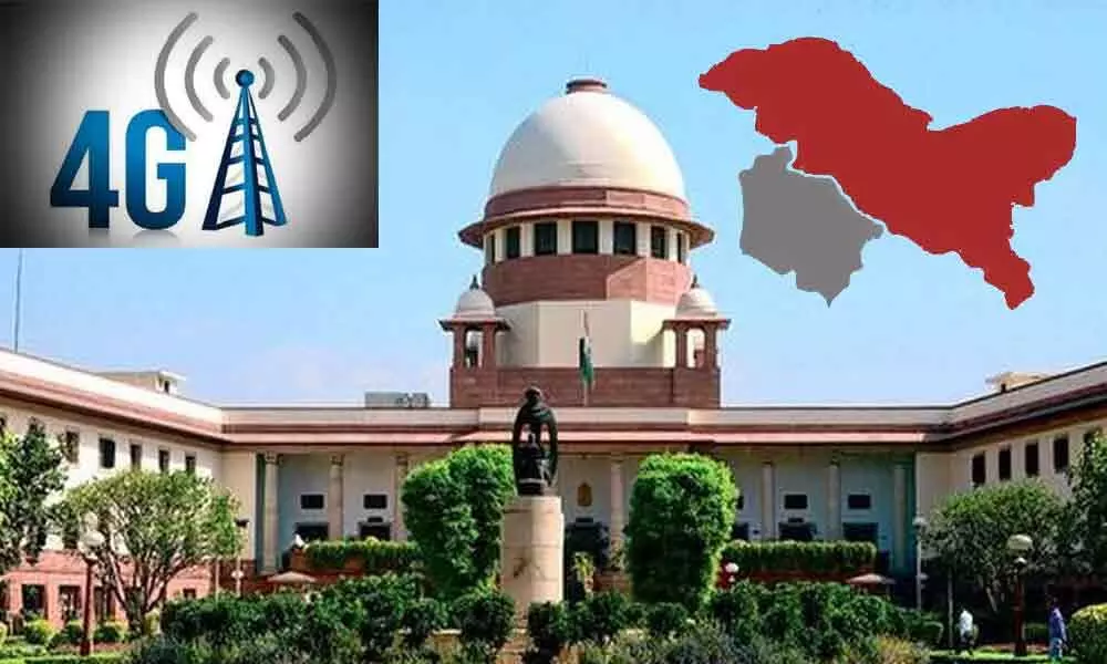 Come up with definite stand on 4G services in J&K: Supreme Court