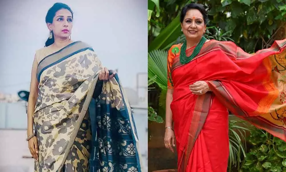 74 women drape in sarees for online meet