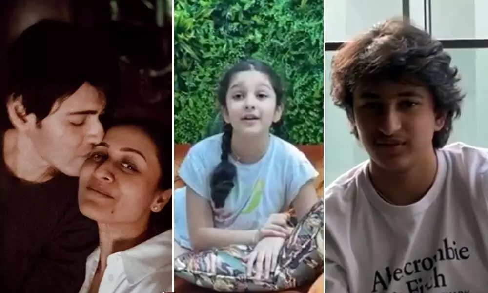 Gautam And Sitara Wish Their Father Mahesh Babu In A Heart Melting Way With Their Video Messages