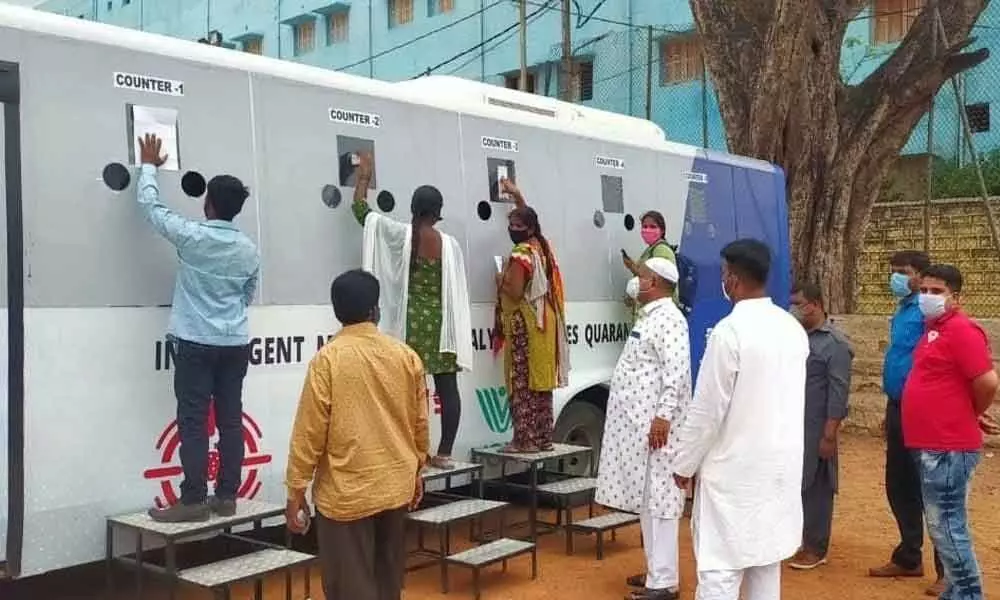 Covid-19: Mobile testing labs for Warangal