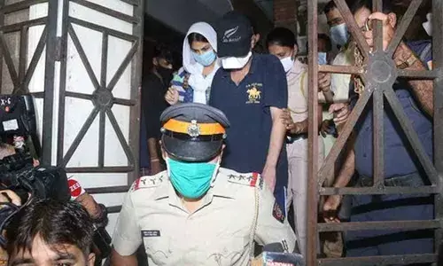 Actor Rhea Chakraborty, her brother Showik and father Indrajit Chakraborty