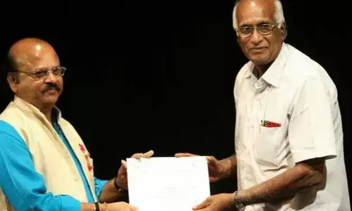Kolli Mohan Rao with NSD director