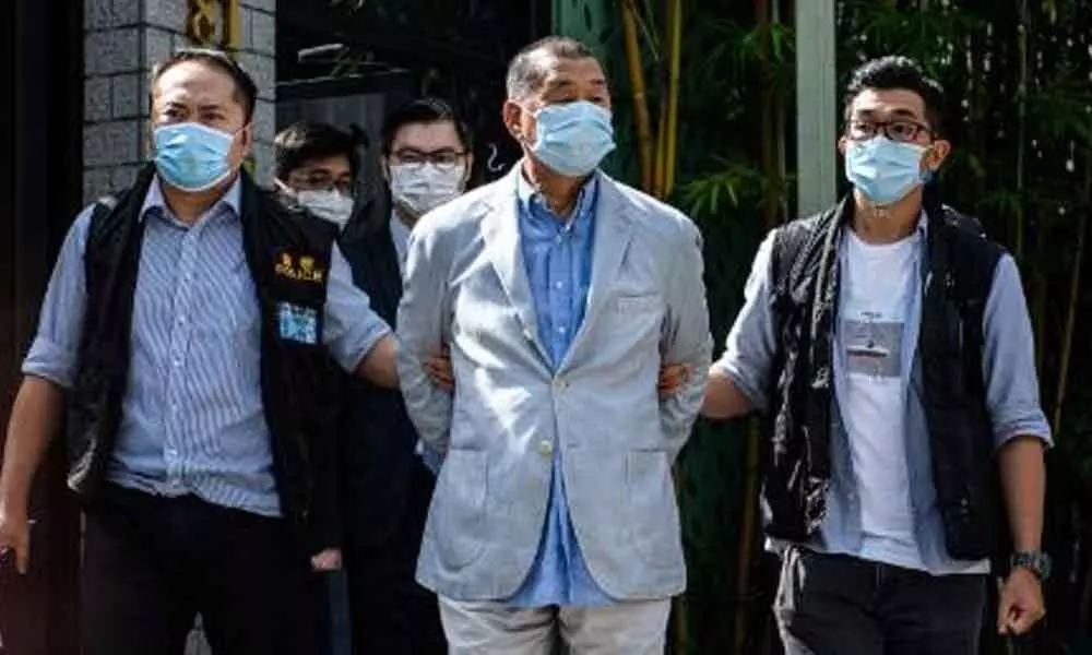 Hong Kong media tycoon arrested