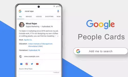 Google launches People Cards on Google Search