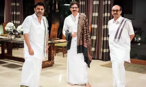 Suresh Babu, Venkatesh And Suresh Bajaj Under One Frame