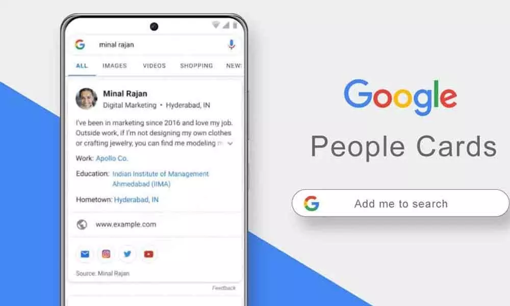 Google launches People Cards on Google Search