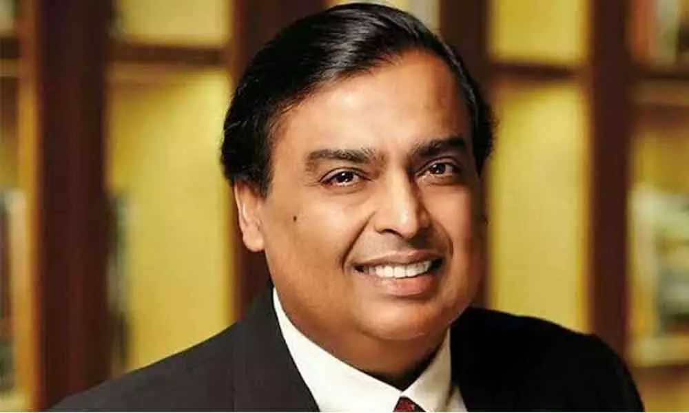 Billionaire Mukesh Ambanis Reliance Industries has jumped 10 places to break into the worlds top 100 companies on the Fortune Global 500 list.