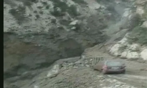 Flash floods wash away bridge in Kinnaur