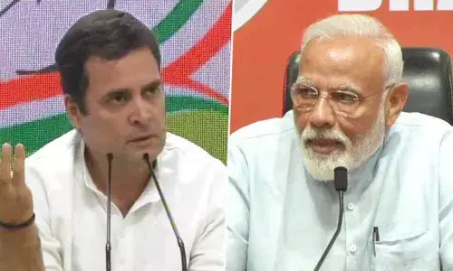 Rahul Gandhi and Narendra Modi