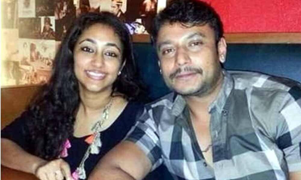 kannada actor darshan family photos