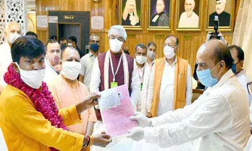 BJPs Nishad files nomination for Rajya Sabha by-polls in Uttar Pradesh