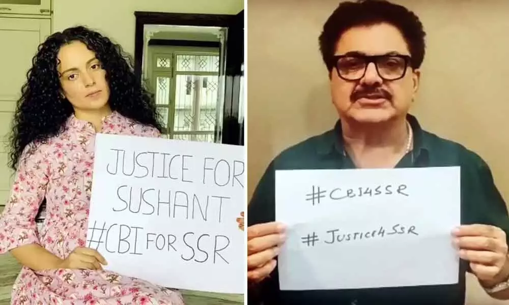 Bollywood Actors Kangana Ranaut And Kriti Sanon Demand Justice For SSR