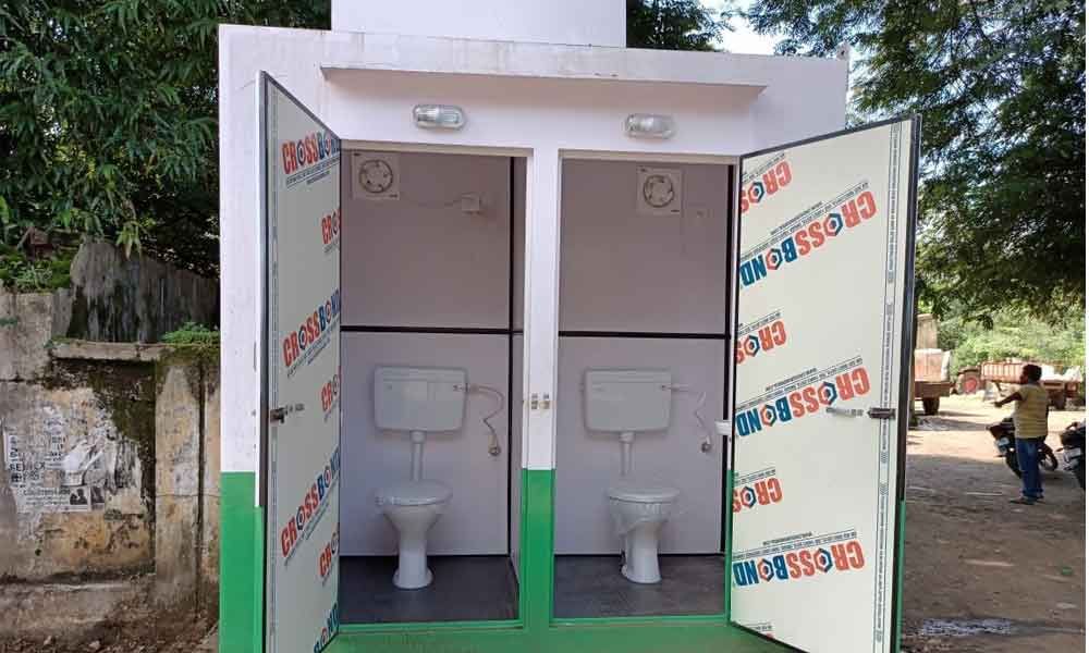 Hyderabad Over 10,000 public toilets to be launched tomorrow