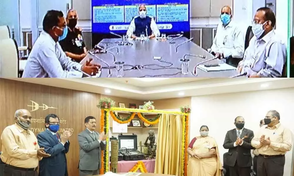 Rajnath launches locally made military equipment