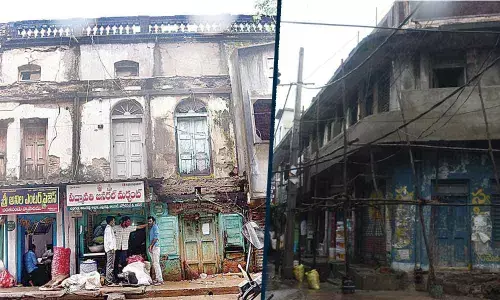 Old buildings in Warangal city