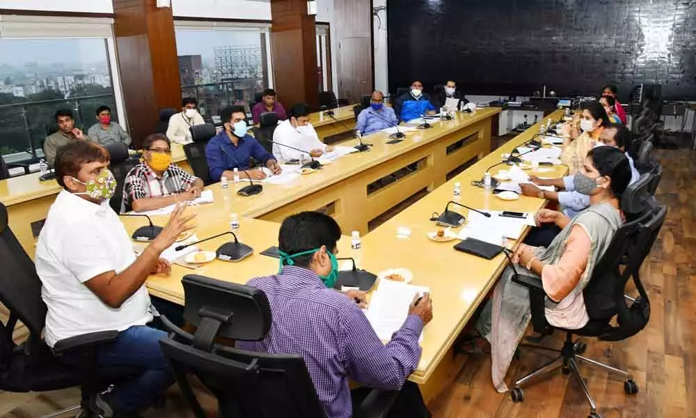 Greater Hyderabad Municipal Corporation (GHMC) standing committee meeting was held under the leadership of Mayor Bonthu Rammohan